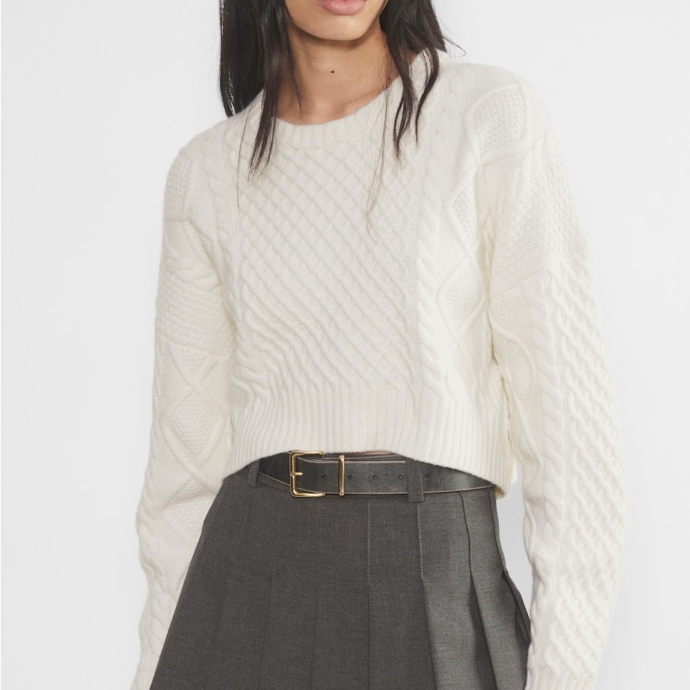 Aritzia Peggy Cropped Sweater